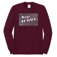 thumbnail image 2 of Wild Bobby RIP Jerry Springer 90's TV Talk Show Host Famous People Mens Long Sleeve Shirt, Maroon, Small, 2 of 6