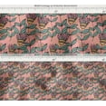 thumbnail image 6 of Soimoi Upholstery & Outdoor Fabric by The Yard - Leaves Pattern - 56" Wide Water-Repellent Cloth for Furniture, Bags & Patio Projects - Pink, 6 of 7