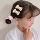 thumbnail image 2 of 10 lazos para el pelo con flores para niñas: elásticos, cómodos y multifuncionales, perfectos para fiestas y actividades escolares., 2 of 5