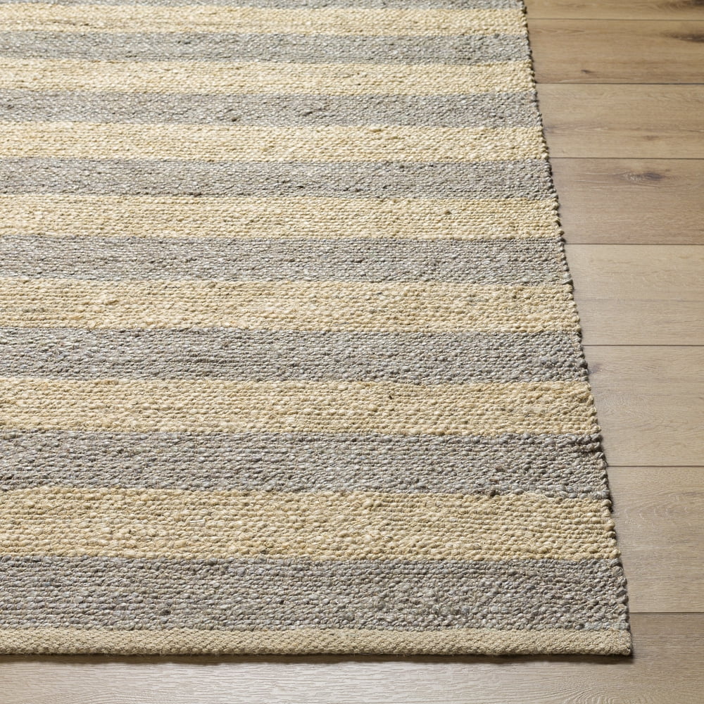 Livabliss Jute Rugs for Living Room, 5x7 Atina Cottage Wheat Rug, Bedroom Dining Room Home Decor Stain Resistant Carpet (5' x 7'6")