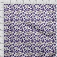 thumbnail image 4 of oneOone Polyester Spandex Purple Fabric Kids Floral Sewing Material Print Fabric By The Yard 56 Inch Wide, 4 of 4