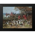 thumbnail image 2 of Hardy, Heywood 24x19 Black Modern Framed Museum Art Print Titled - Hunters and Hounds, 2 of 5
