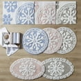 thumbnail image 4 of Casablanca Medallion Cotton Tufted Rug Grey 20x30, 4 of 7