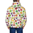 thumbnail image 5 of Zip Up Hoodies for Men - Cute colorful fruits Long Sleeve Comfrt Men'S Fashion Hoodies & Sweatshirts, Jackets for Men Hoodies Pullover Clothing Clothes with Pouch, 5 of 5