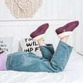 thumbnail image 3 of EverFoams Women's Micro Suede Cozy Memory Foam Winter Slippers with Fuzzy Faux Fur Collar and Indoor Outdoor Rubber Sole, 3 of 6