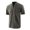 Grey, variant on Bcfgryg Mens Casual Shirts Cotton Lace Up Short Sleeve Summer Beach V Neck Top Green