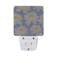 thumbnail image 2 of WOBOGO A Seamless Pattern Of Water Lilies LED Night Light 2 Pcs Set 0.5 Watt Wall Plug in Dusk to Dawn Automatic Switch Soft White Light, 2 of 7