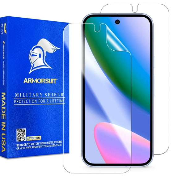 ArmorSuit 2 Pack for Google Pixel 9 / Pixel 9 Pro Screen Protector Case Friendly MilitaryShield HD Clear Film - Made in USA