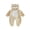 Apricot Dog, variant on RUINIXCW Kids Toddler Baby Halloween Animal Costume Infant Cute Frog Dog Costume Baby Boy Girl Fall Winter Clothes Warm Flannel Footed Romper Casual Zipper Hooded Footie Jumpsuit