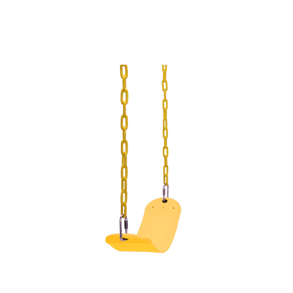Kids Swing Seat Chains Playground Swing Set Outdoor Child Play Outdoor Yellow 