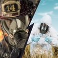 thumbnail image 4 of WAKYFLX Full Face Gas Mask, Gas Masks Survival Nuclear and Chemical with 40mm Activated Carbon Filter and 6001 Filter, Reusable Respirator Mask for Gases, Vapors, Dust, Chemicals（1pcs）, 4 of 6