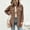 Brown, variant on SuTry Women Shacket Button Down Corduroy Drop Shoulder Chest Pocket Long Sleeve Lapel Collar Relaxed Fit Casual Everyday Outerwear Jacket Coat