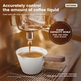 thumbnail image 4 of Sutowe 2 Pcs Espresso Measuring Cup 120ml Stainless Steel Espresso Shot Cup with Wood Handle and Double Scale for Home Kitchen Coffee Shop, 4 of 7