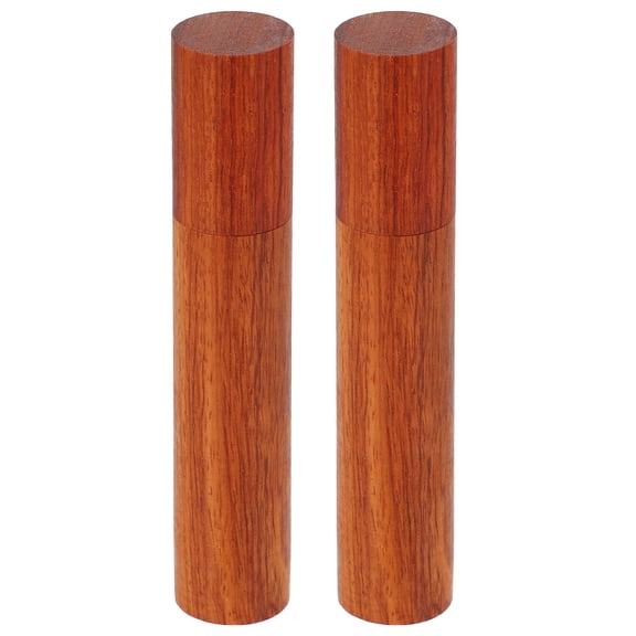 ifundom 2-Pack Brown Natural Wood Incense Holder and Storage Tube for Incense Sticks, Aromatherapy Accessories