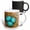 Multicolor, variant on 3drose, Three Blue Robin Eggs Birds Nest, 11oz Two-tone Red Mug