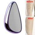 thumbnail image 1 of Eliminador de , borrador de rápido y fácil para depilación, para brazos, piernas traseras, forma de gota reutilizable suave, para hombres y Púrpura Fernando Removedor de pelo, 1 of 8