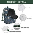 thumbnail image 5 of Hand-drawn Dog Graphic School Backpack – Large Capacity Travel Backpack with Durable Oxford Material and Anti-theft Multifunctional Features for Pet Lovers and Students, 5 of 5