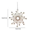 thumbnail image 4 of Fiudx Colgante de Copo de Nieve Navideño, Decoración Dorada Brillante, Material Irrompible, Versátil para Árbol o Corona, Ambiente Festivo, 4 Tamaños Disponibles, 1 Pieza Por Juego, 4 of 7