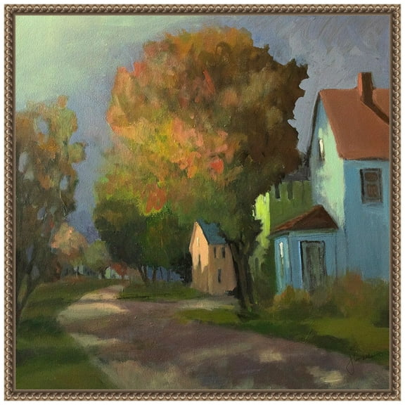 Amanti Art Sundown Framed Canvas Wall Art Print