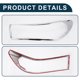 thumbnail image 5 of 1 par de biseles de recorte de faros delanteros izquierdo y derecho para Toyota HILUX REVO 2015-2017 ABS tono plateado, 5 of 6