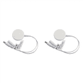 thumbnail image 1 of 2X Wood Panel LED Touch Sensor Dimmer Switch Hidden Switch Touch Switch for LED Strip White,2 x Touch sensor lighting switch,White, 1 of 5