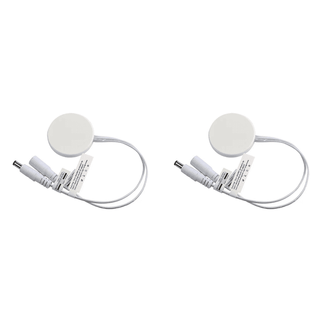 2X Wood Panel LED Touch Sensor Dimmer Switch Hidden Switch Touch Switch for LED Strip White,2 x Touch sensor lighting switch,White