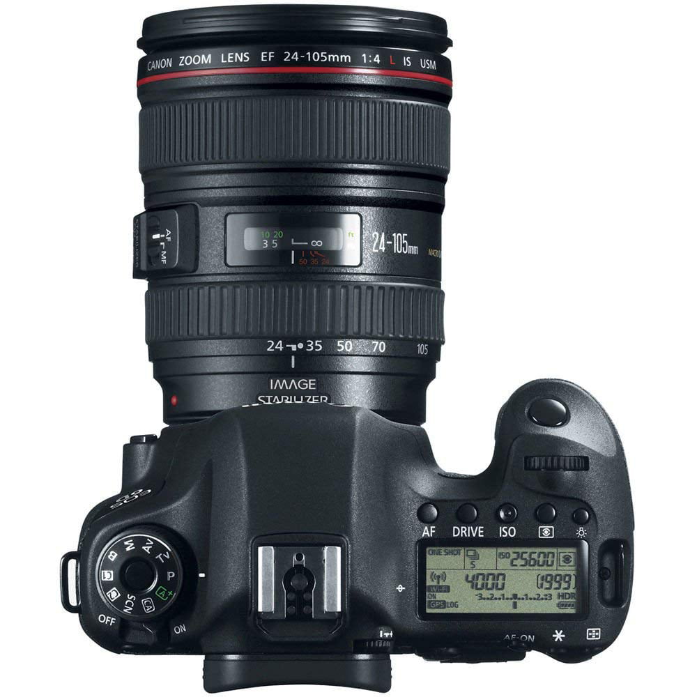 Canon EOS 6D DSLR Camera Triple Lens Kit with Canon 24-105mm, 75-300mm