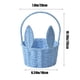 thumbnail image 3 of Cesta de almacenamiento con forma de conejito, cesta tejida de Pascua, bolsa de almacenamiento, para guardar huevos de Pascua, bolsa de regalo para niños, diseño plegable y portátil,, 3 of 9