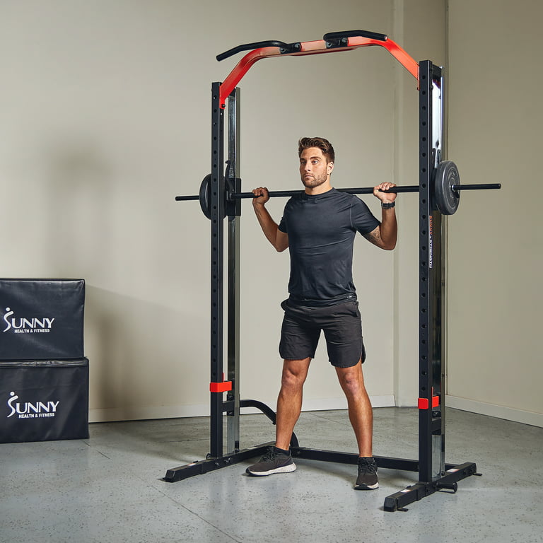 Sunny Health & Fitness Smith Machine Squat Rack Essential Series –  SF-XF920020