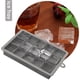thumbnail image 4 of Molde para cubitos de hielo de 15 rejillas de silicona, forma cuadrada, bandeja de hielo DIY (gris) Likrtyny Para estrenar, 4 of 8