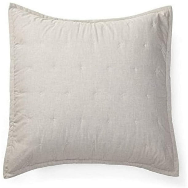 Ralph Lauren 26 Inch x 26 Inch Graydon Cotton Quilted European Pillow