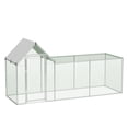 thumbnail image 1 of Bingirl Large Metal Chicken Coop and Run with Waterproof and Anti-UV Cover: Walk-In Chicken Pen for 6/10 Chickens, Suitable for Rabbits and Ducks Outdoor Use, 1 of 5