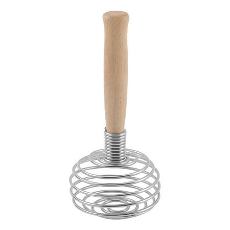 

2Pcs Stainless Steel Egg Beater Hand Manual Cream Mixer Kitchen Spring Coil Whisk