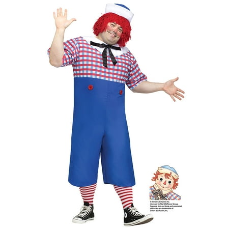 Plus Size Mens Raggedy Andy Halloween Costume