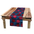thumbnail image 1 of Fruit Table Runner, Natural Theme Pomegranates Pattern Healthy Organic Repetitive Pattern, Dining Room Kitchen Rectangular Runner, 3 Sizes, by Ambesonne, 1 of 2
