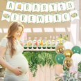 thumbnail image 2 of Greenery Baby Shower Decorations, A Baby Is Brewing Banner Welcome Baby Cake Decorations, Sage Green and Gold Balloons for Baby Shower Newborn Birthday Party Supplies, 2 of 7