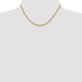 thumbnail image 4 of 14K Yellow Gold Spiga Wheat Chain Necklace 16 inch 2 mm Semi-Solid 3-Wire with Lobster Clasp, 4 of 4