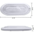 thumbnail image 5 of Facon 12V LED Bright RV Pancake Light Surface Mount Spotlight Fixtures, 12 Volt 3400K Interior Ceiling Dome Light with On/Off Switch, use for RV Motorhomes Camper Caravan Trailer Boat 2-Pack, 5 of 9