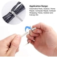 thumbnail image 3 of 50 Pieces Stainless Steel Cable Ties, 300mm4.6mm Stainless Steel Cable Ties, Stainless Steel Cable Ties For Exhaust Winding, Bundled Cables, Maintain, 3 of 5