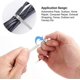 thumbnail image 3 of 50 Pieces Stainless Steel Cable Ties, 300mm4.6mm Stainless Steel Cable Ties, Stainless Steel Cable Ties For Exhaust Winding, Bundled Cables, Maintain, 3 of 5