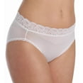 thumbnail image 2 of Vanity Fair Womens Flattering Lace Hi-Cut Brief, 6, Midnight Black, 2 of 4