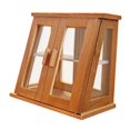 thumbnail image 2 of Mueble de panadería para casa de muñecas, muebles para casa de muñecas, miniatura de accesorios para casa de muñecas 1:12 Cerezo 2 puertas, 2 of 9