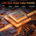 thumbnail image 2 of XISEZIUO 14.1" Laptop Computer, 6GB RAM 128GB SSD, Intel N3450 , HD Display, Windows 11 , WiFi5 BT5.0, Laptop for Business, Student, Office, 2 of 7