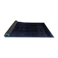 thumbnail image 2 of Ahgly Company Indoor Square Abstract Blue Contemporary Area Rugs, 4' Square, 2 of 4