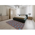 thumbnail image 4 of Ahgly Company Indoor Rectangle Patterned Purple Lily Purple Novelty Area Rugs, 8' x 12', 4 of 6