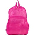 thumbnail image 2 of Eastsport Mesh Backpack With Adjustable Padded Shoulder Straps, Pink, 2 of 4