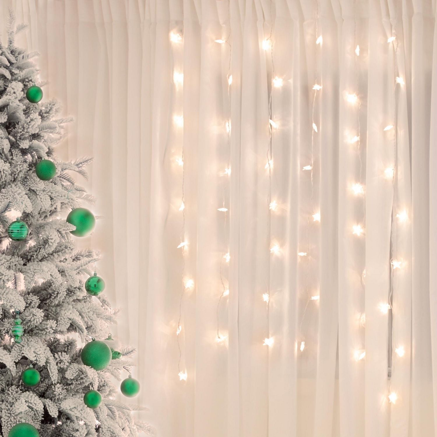 Star Shaped LED Curtain Light with 8 Functions