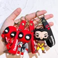 thumbnail image 5 of Deadpool & Wolverine Deadpool 3 Keychain Pendant Figure Doll Toy Cool Movie Doll Toy Model Figure Decoration Kid Birthday Gifts, 5 of 5