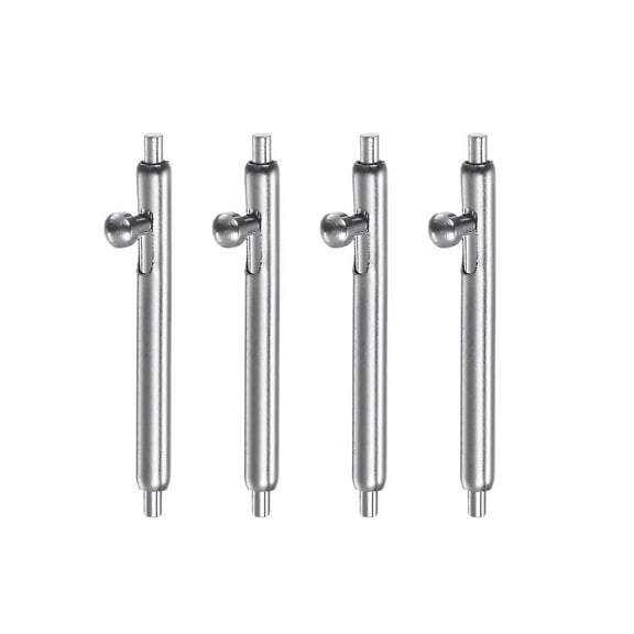 Uxcell 4pcs Quick Release Spring Bar 1.5mm Diameter 15mm Width Stainless Steel Watch Pins for Watch Band Straps