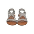 thumbnail image 4 of New Women Breckelles Sara-25 Leatherette Open Toe Cross Band Flat Sandal, 4 of 5